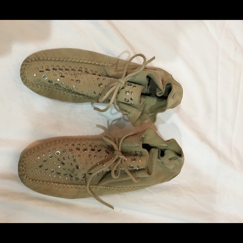 COPY - Zara Suede moccasins with studs